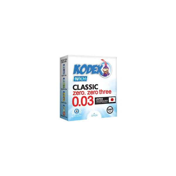 کاندوم ناچ کدکس مدل 0.03 بسته 3 عددی