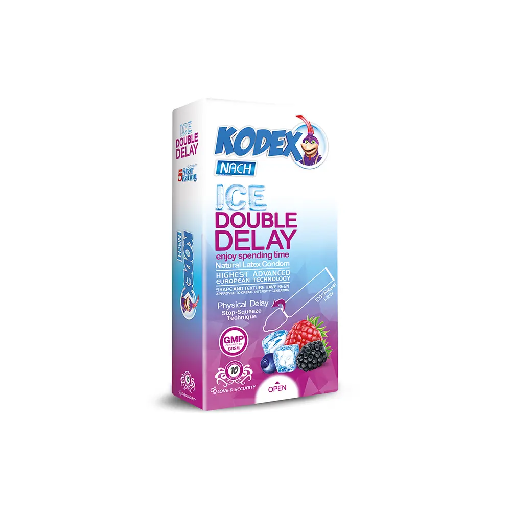 ice-double کاندوم کدکس ۱۰ عددی آیس دابل دیلی - Image 1