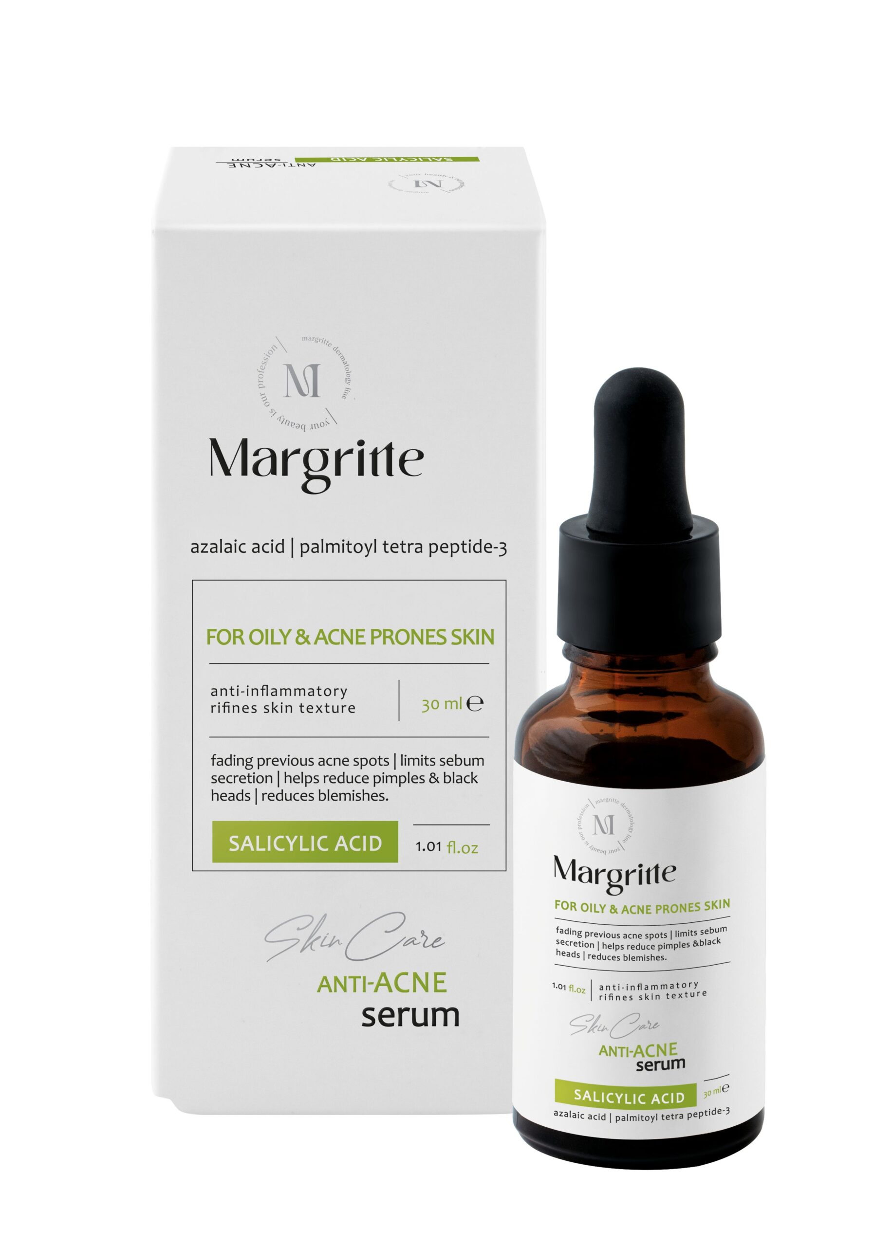 d7ac2d34-8f4b-480c-bd99-4927ce303560 سرم آنتی آکنه حجم 30 میلی لیتر مارگریت - Image 1