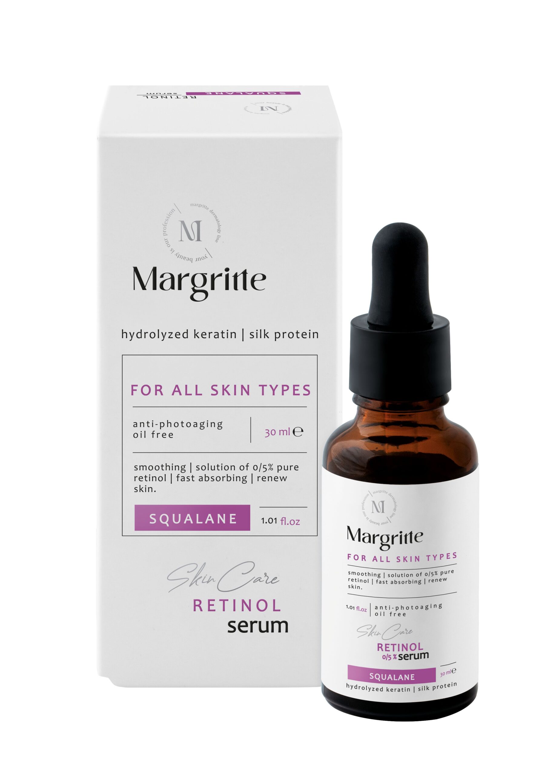 c3edfc76-7541-4162-8fd9-5ccf867b1d15 سرم رتینول حجم 30 میلی لیتر مارگریت - Image 1
