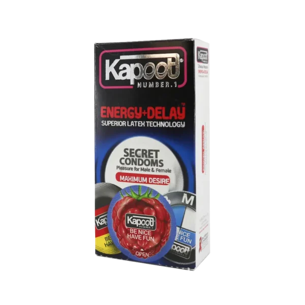 کاندوم 12 عددي تاخيري انرژي کاپوت - ساده