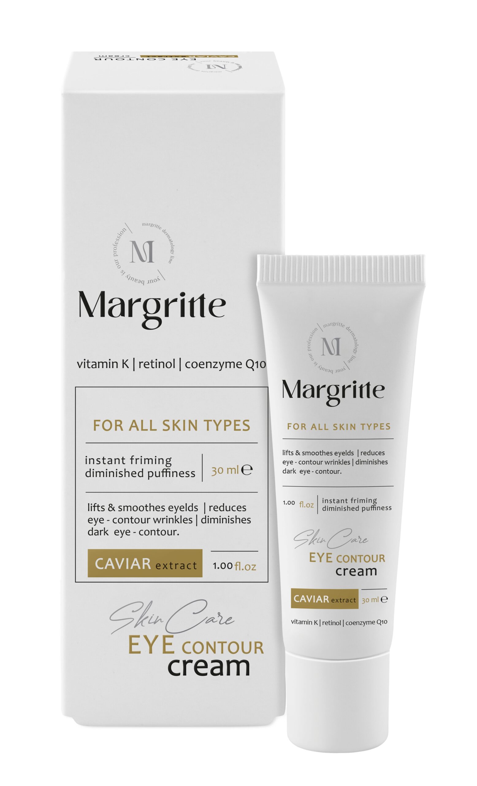 b3f9caf1-3de2-4a7c-9612-c5a105b61751 کرم دورچشم با عصاره خاویار حجم 30 میلی لیتر Eye Contour مارگریت - Image 1
