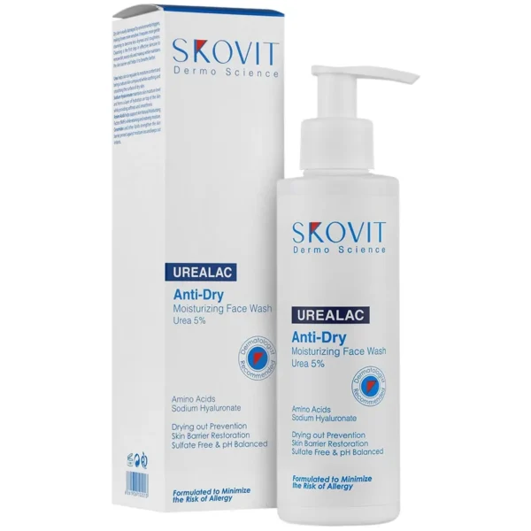 ژل شستشو صورت حاوی 5% اوره اسکویت - 200 میل