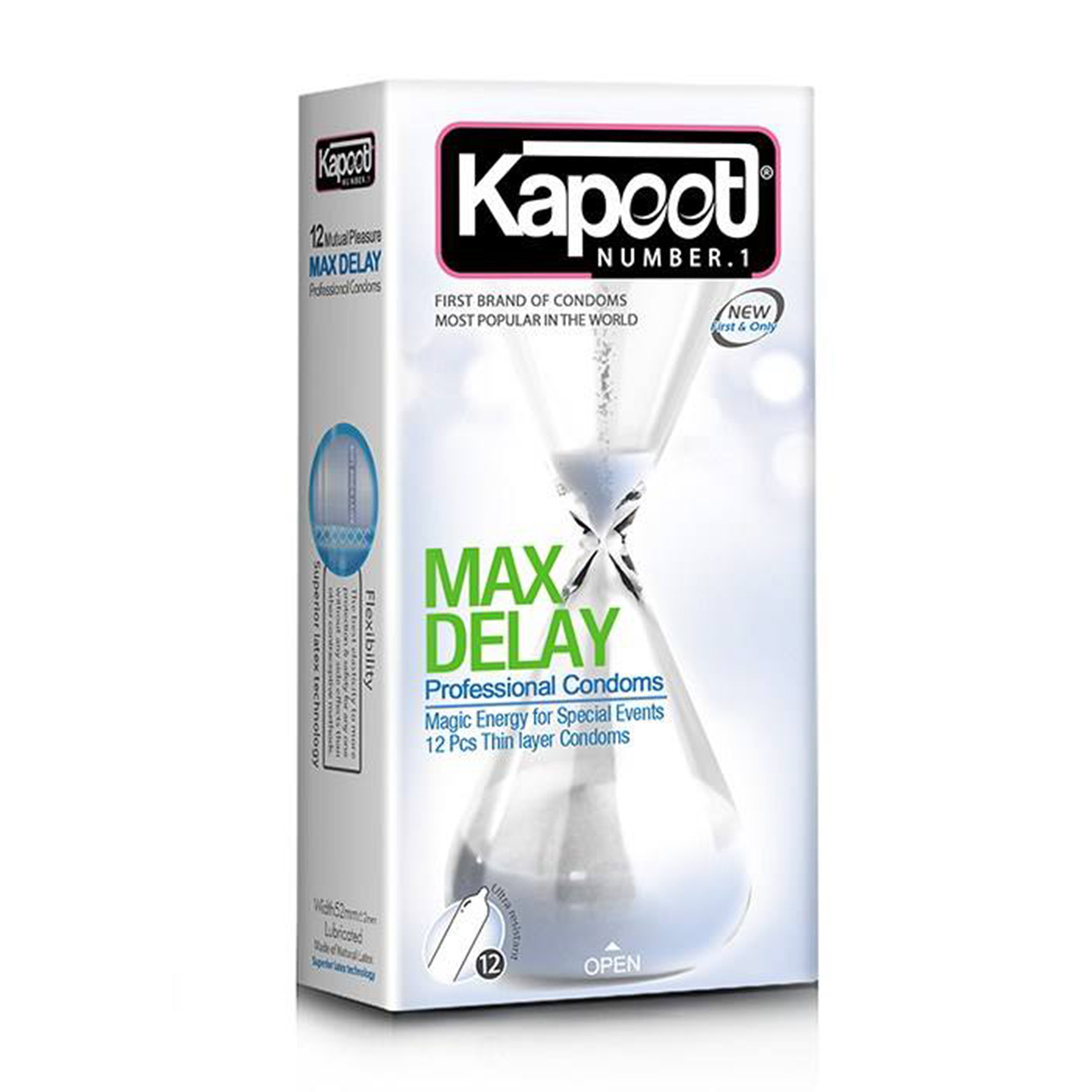 CRCP3iTgC9n_7n_P کاندوم 12 عددی تاخیری فوق العاده کاپوت - Image 1