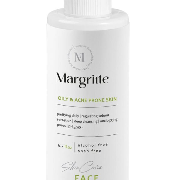 ژل شستشو (فیس واش) پوست چرب و مستعد آکنه حجم 200 میلی لیتر مارگریت