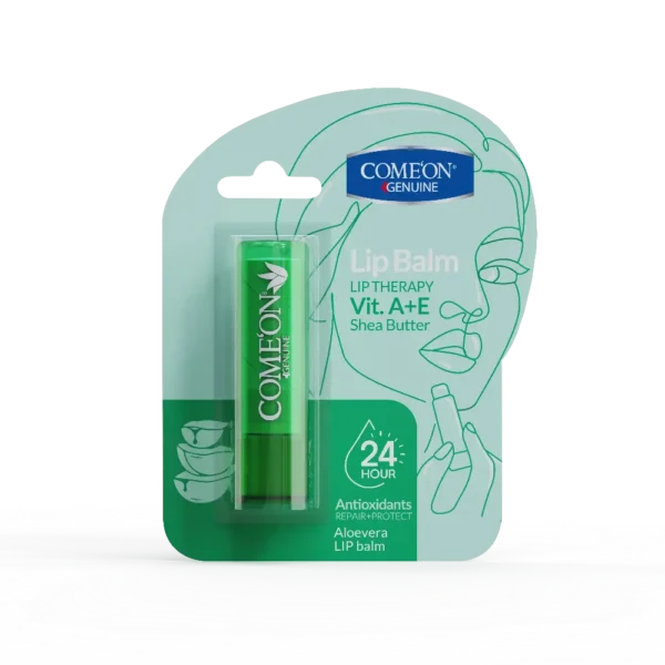 بالم لب نرم و براق کننده آلوئه ورا کامان