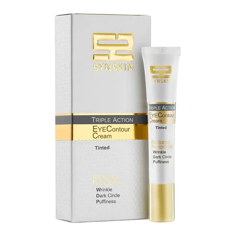 14b4d916-4013-4b2e-a107-9b911840ba7a کرم ژل دور چشم سه کاره ساين اسكين، مدل PFD، محافظ UVA، رنگی - Image 1