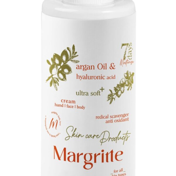 کرم مرطوب کننده آبرسان آرگان حجم 250 میلی لیتر (پمپی) مارگریت