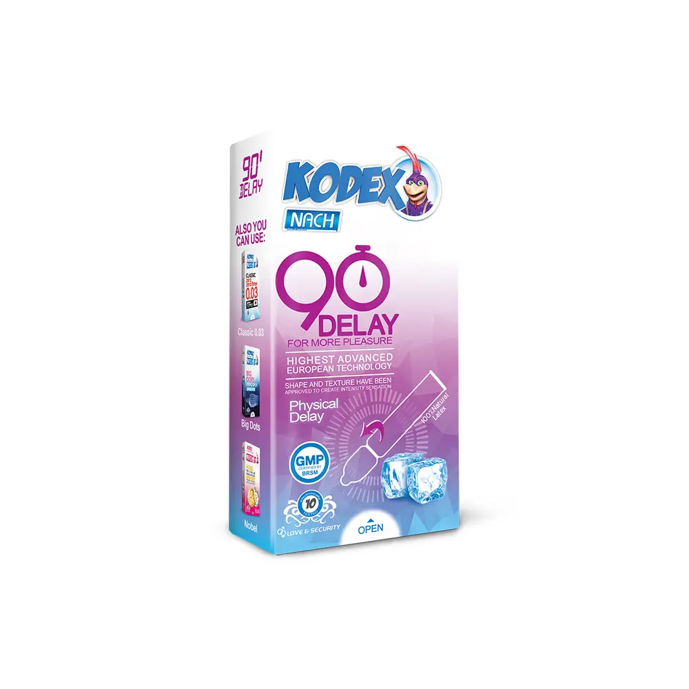 90-delay کاندوم کدکس ۱۰ عددی ۹۰ دقیقه دیلی - Image 1
